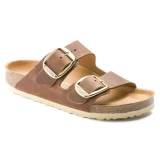 Birkenstock Women's Arizona Big Buckle Sandal Cognac Brown top