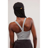 FP Movement Women's All Clear Solid Cami in Heather Grey