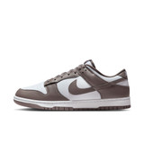 The Nike Men's Dunk Low Retro Shoes in White and cave stone