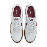 The Nike Men's Killshot 2 Leather Shoes in White and Dark Red