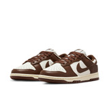 The Nike Women's Dunk Low Retro Shoes in White and Brown