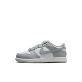 The Nike Little Kids' Dunk Low Shoes in Light Smoke Grey