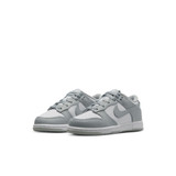 The Nike Little Kids' Dunk Low Shoes in Light Smoke Grey
