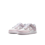 The Nike Little Kids' Dunk Low Shoes in Light Violet