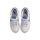 The Nike Little Kids' Dunk Low Shoes in Summit White and Deep Royal