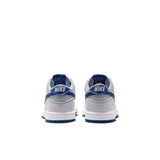 The Nike Little Kids' Dunk Low Shoes in Summit White and Deep Royal