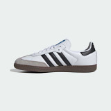 adidas Samba OG Shoes White and Black quarter view