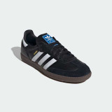 adidas Samba OG Shoes Black and White three-quarter view