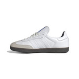 The Adidas Men's Samba OG Shoes in White and Blue