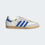 The Adidas Men's Samba OG Shoes in Blue and Gum