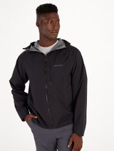 The Marmot Men's Superalloy Bio Rain Jacket in Black