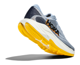 The Hoka Men's Rincon 4 Running Shoes in the Drizzle and Nautical Dusk Colorway