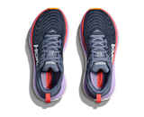 The Hoka Women's Gaviota 5 Running Shoes in Anchor and Grapefruit