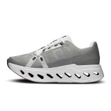 The On Running Women's Cloudeclipse Running Shoes in the Alloy and White Colorway