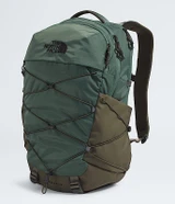 The North Face Borealis Backpack Duck Green/New Taupe Green front view