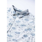 The Vissla Men's Da Vineyard Eco Short Sleeve Shirt in White
