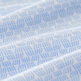 Mizzen+Main Men's Leeward Short Sleeve Dress Shirt in White Triangle Dash