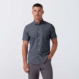 Mizzen+Main Men's Leeward Trim Short Sleeve Dress Shirt
