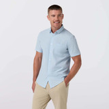 Mizzen+Main Men's Leeward Trim Short Sleeve Dress Shirt