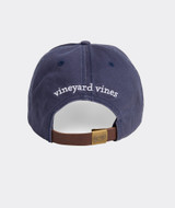 The Vineyard Vines Classic Logo Baseball Hat in Blue Blazer