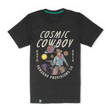 Sendero Provisions Men's Cosmic Cowboy Tee in Vintage Black colorway