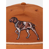 The Duck Camp Pointer Snapback Hat in Clay Orange