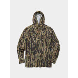 The Duck Camp Men's Lightweight Performance Drirelease Hoodie in Woodland Camo