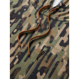 The Duck Camp Men's Lightweight Performance Drirelease Hoodie in Woodland Camo