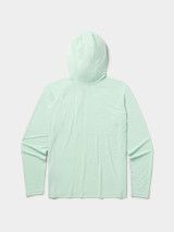 The Duck Camp Men's Lightweight Performance Drirelease Hoodie in Sea Foam