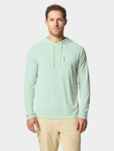 Duck Camp Men's Lightweight Performance Drirelease Hoodie Sea Foam