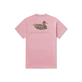 Southern Marsh Men's Retro Duck Seawash Pocket Tee Cherry Blossom back