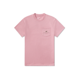 Southern Marsh Men's Retro Duck Seawash Pocket Tee Cherry Blossom front