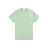 Southern Marsh Men's Retro Duck Seawash Pocket Tee Seafoam detail
