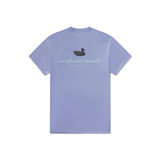 The Southern Marsh Men's Seawash Authentic Tee in Dark Bluebonnet