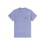 Southern Marsh Men's Seawash Authentic Tee Dark Bluebonnet front view
