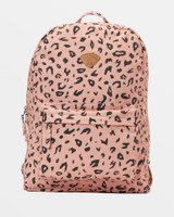 Billabong Schools Out Canvas Backpack in Dusty Peach