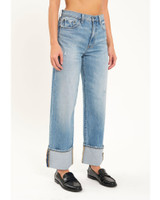 Daze Denim Wome's Eastside Loose Cuff Jeans in All Mine Vintage