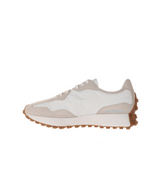 The New Balance Women's 327 Sneakers in Linen and Sea Salt