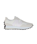 The New Balance Women's 327 Sneakers in Sea Salt and Pink Salt