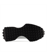 The New Balance Women's 327 Sneakers in White and Glint Blue