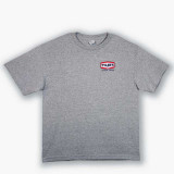 The TYLER'S Youth Gas Logo Tee in Heather Grey