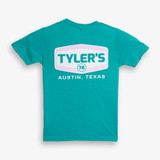 TYLER'S Youth Gas Logo Tee in Marthas Vineyard