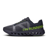 The On Running Men's Cloudsurfer Next Running Shoes in Black and Iron