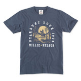 American Needle Willie Nelson Brass Tacks Tee in Navy