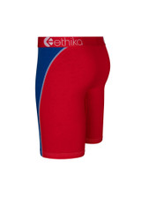 The Ethika Boys' Solid Staple Boxer Briefs in Blue and Red