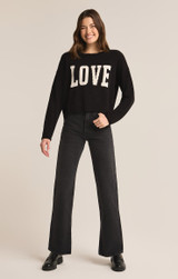 Z Supply Women's Sienna Love Sweater in Black