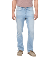 DUER Men's Performance Denim Straight Jeans Drift Blue front view