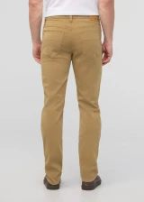 The DUER Men's No Sweat Straight Pants in the Caramel Colorway