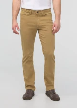 The DUER Men's No Sweat Straight Pants in the Caramel Colorway