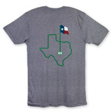 TYLER'S Golf Tee Athletic Grey back